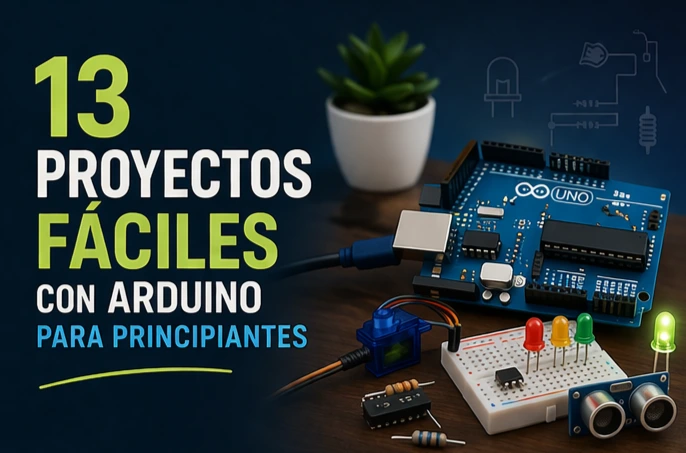 13 proyectos f&aacute;ciles con Arduino para principiantes