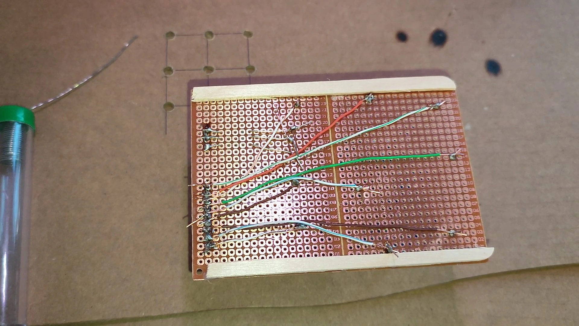 aa conexiones led cubo led 3x3x3