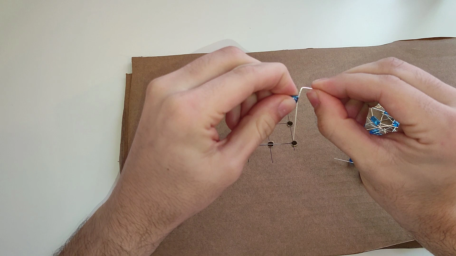 aa doblar patas led cubo led 3x3x3