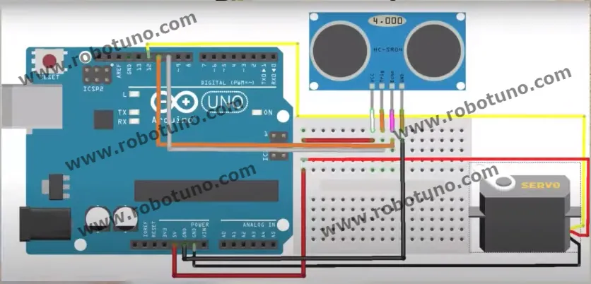 esquema conexiones radar arduino