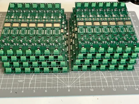 Batch of manufactured boards