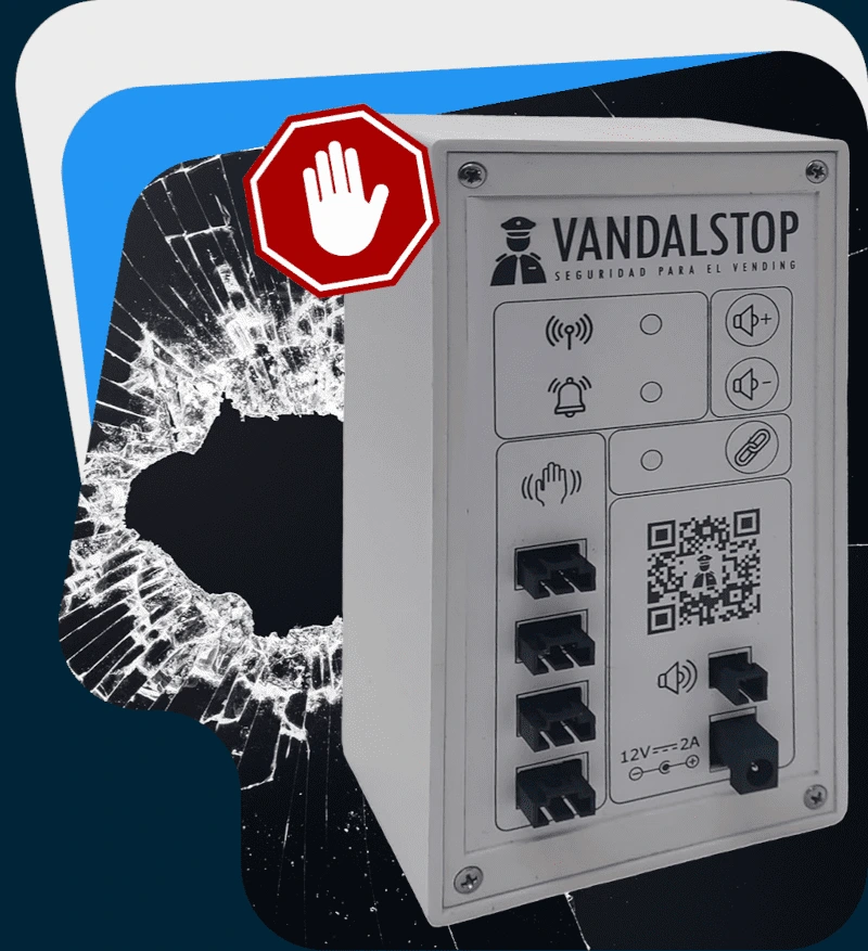 VandalStop anti-theft alarm for vending machines