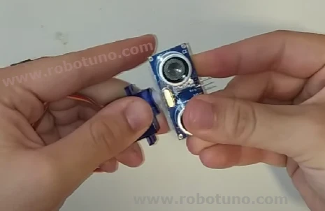 radar arduino union servomotor sensor