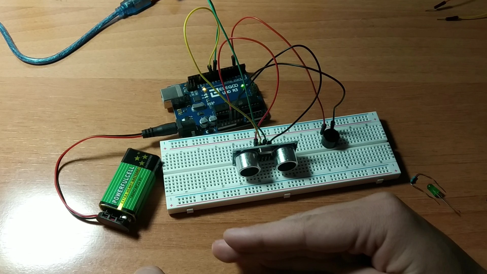sensor de aparcamiento con arduino