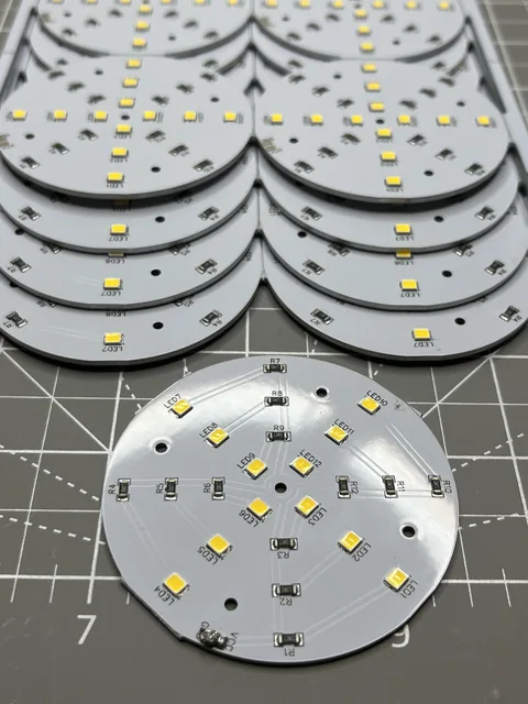 Placas LED redondas de aluminio