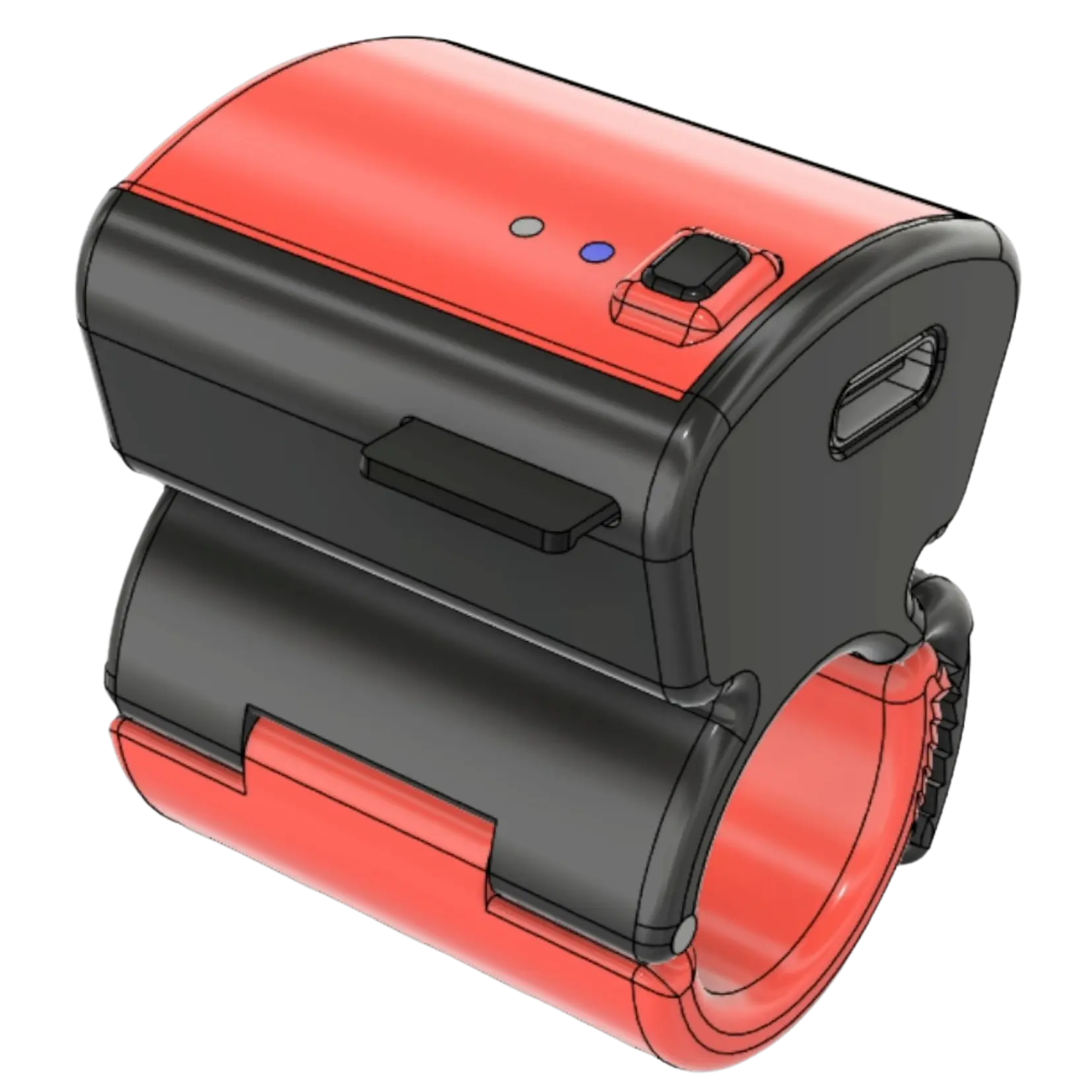 TrackFish: dise&ntilde;o del sensor con acople a la ca&ntilde;a