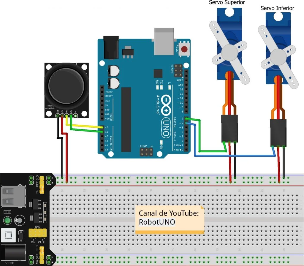 Proyecto Grúa con Arduino 13 esquema de conexiones arduino grúa