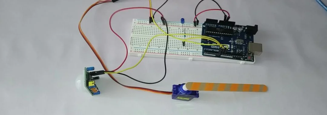 barrera automatica con sensor de movimiento