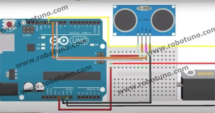 esquema conexiones radar arduino