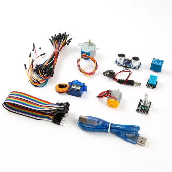 componentes kit completo arduino robotuno