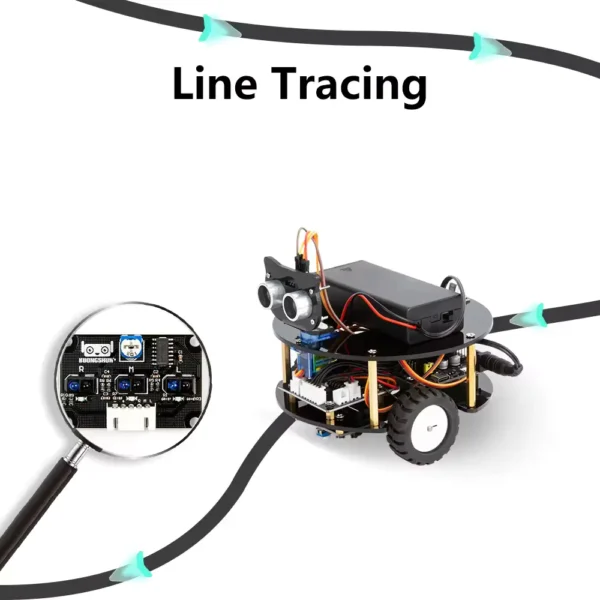 line tracing kit robot tortuga